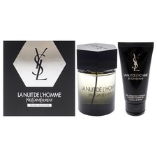 La Nuit De LHomme by Yves Saint Laurent for Men - 2 Pc Gift Set 3.3oz EDT Spr...