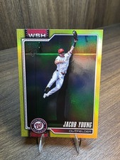 JACOB YOUNG 2026 Topps Series 1 YELLOW RAINBOW FOIL #'d/399 Nationals