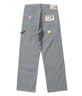 SUGAR CANE Lot No. SC42496 11oz. HICKORY STRIPE WORK PANTS Made in