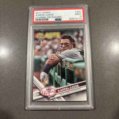 2017 Topps Leaning On Railing SP Aaron Judge #287 (RC) PSA 9!!🔥🔥