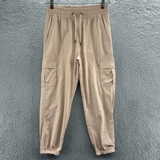 Vuori Jogger Womens Small S Beige Gym Running Cargo Travel Scout Jogger Pants