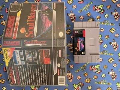 Soul Blazer (Super Nintendo Entertainment System SNES, 1992) With Case