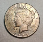 1927-S $1 Silver Peace Dollar - Better Date