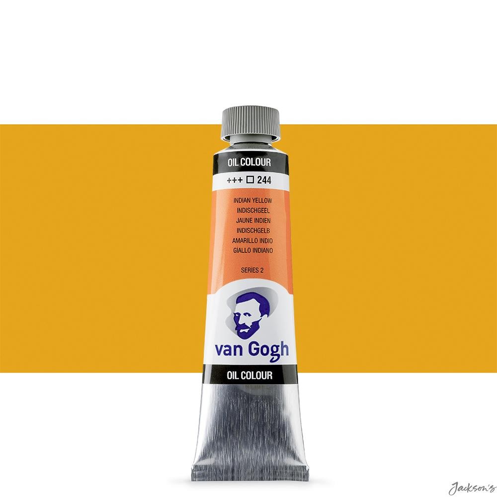 Royal Talens Van Gogh Oil Paint Tube 40ml Indian Yellow S2 For Artists