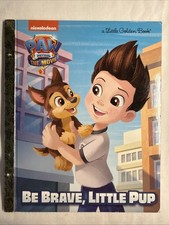 Vtg A Little Golden Book Paw Patrol The Movie Be Brave, Little Pup 2021 6887