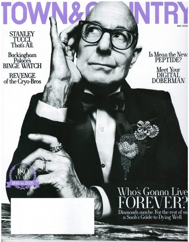 Town & Country Magazine May 2026 Stanley Tucci, Buckingham Palace's Binge Watch