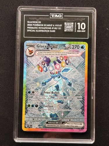 Glaceon ex graded TAG 10 for sale on eBay