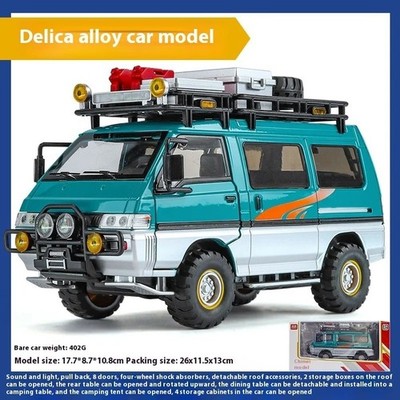 1:24 Off Road MPV Diecast Modellauto Legierung Metall Spielzeugfahrzeug Sound & Licht