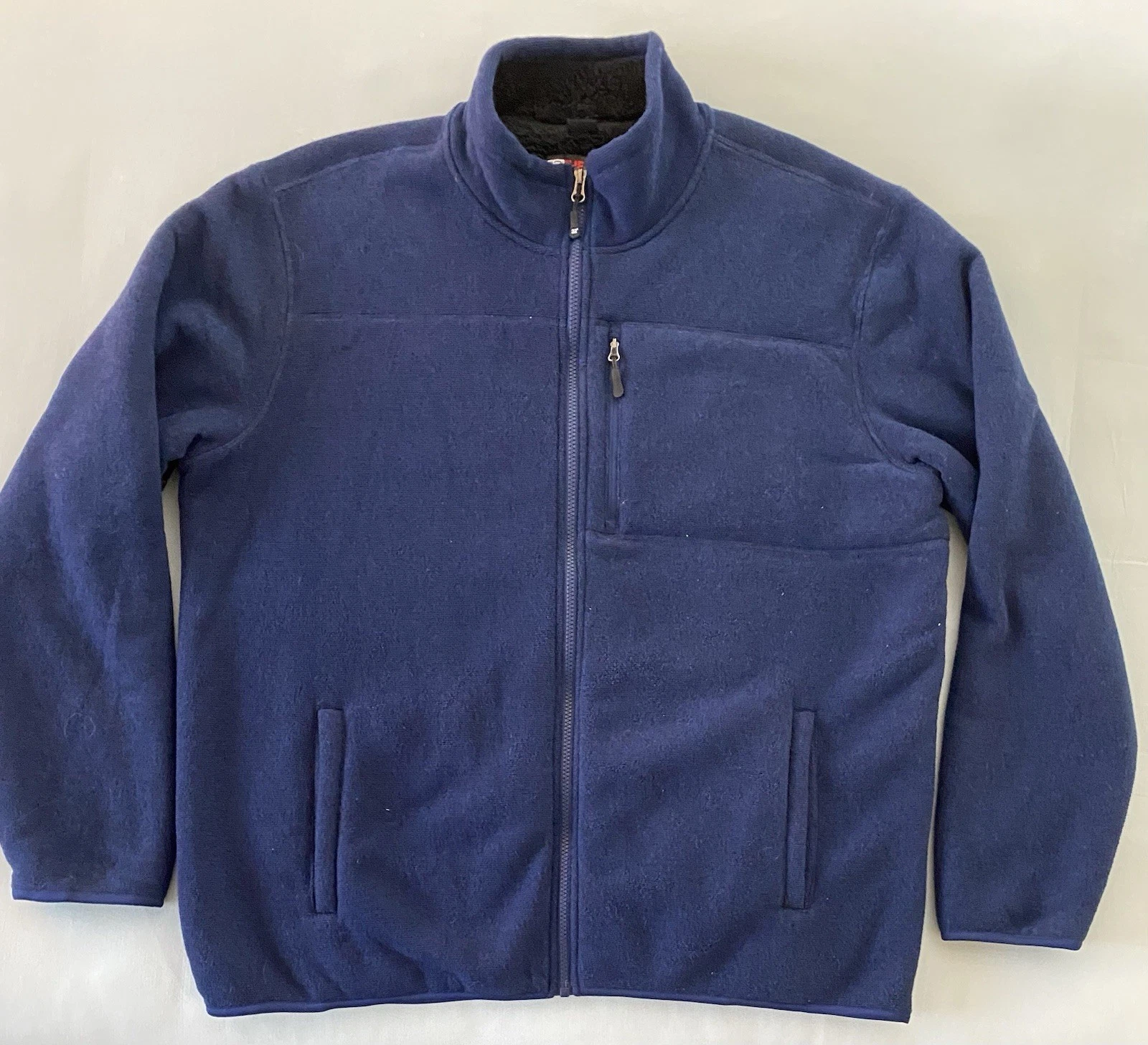 32 Degrees Men’s Navy Blue Fleece Lined Full Zip Jacket Size 2XL Regular
