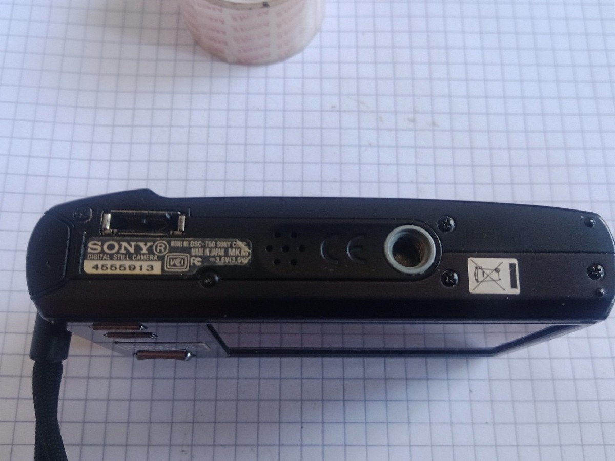 SONY CyberShot DSC-T50 (良品） Sony Cyber-shot DSC-T50 (Black) 7.2-megapixel digital camera