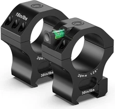 CVLIFE 30Mm Scope Rings - Precision Scope Mount with Level Bubble for Picatinny 