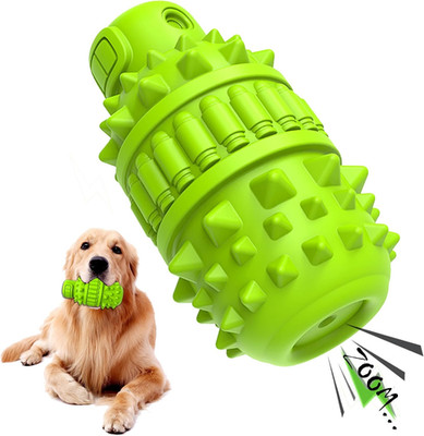 Dog Toys for Aggressive Chewers,Interactive Natural Rubber Chew & Squeaky Toy fo