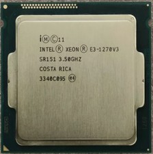 Intel Xeon E3-1270 V3 SR151 3.50GHz Quad-Core 4C 8T CPU Processor 80W LGA1150