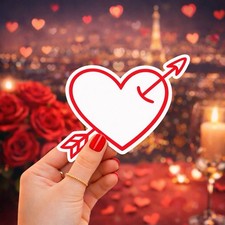 Valentine's Day Sticker Set - 16 Piece