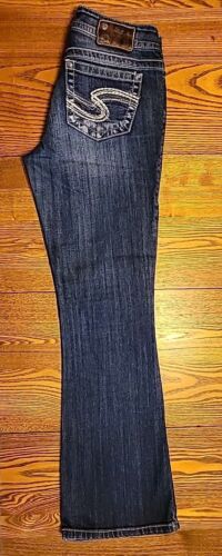 Silver Suki Dark Wash Jeans Size W27 L30