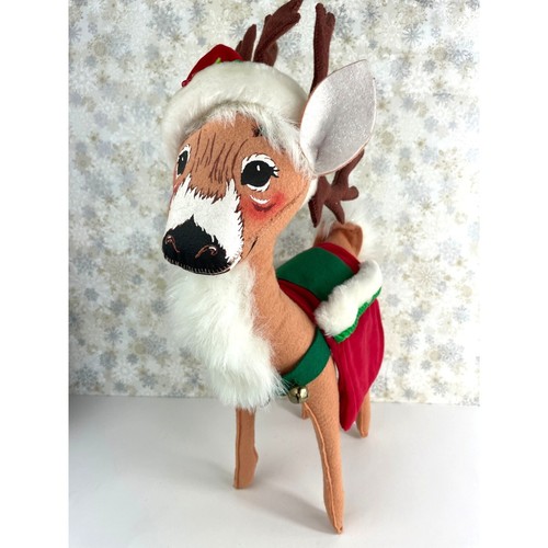 Annalee Mobilitee Doll Poseable Christmas Reindeer 18" - Bild 1 von 10