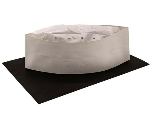 Paper Forage Hats White Disposable Catering Adjustable 100 per pk Preema - Picture 3 of 3
