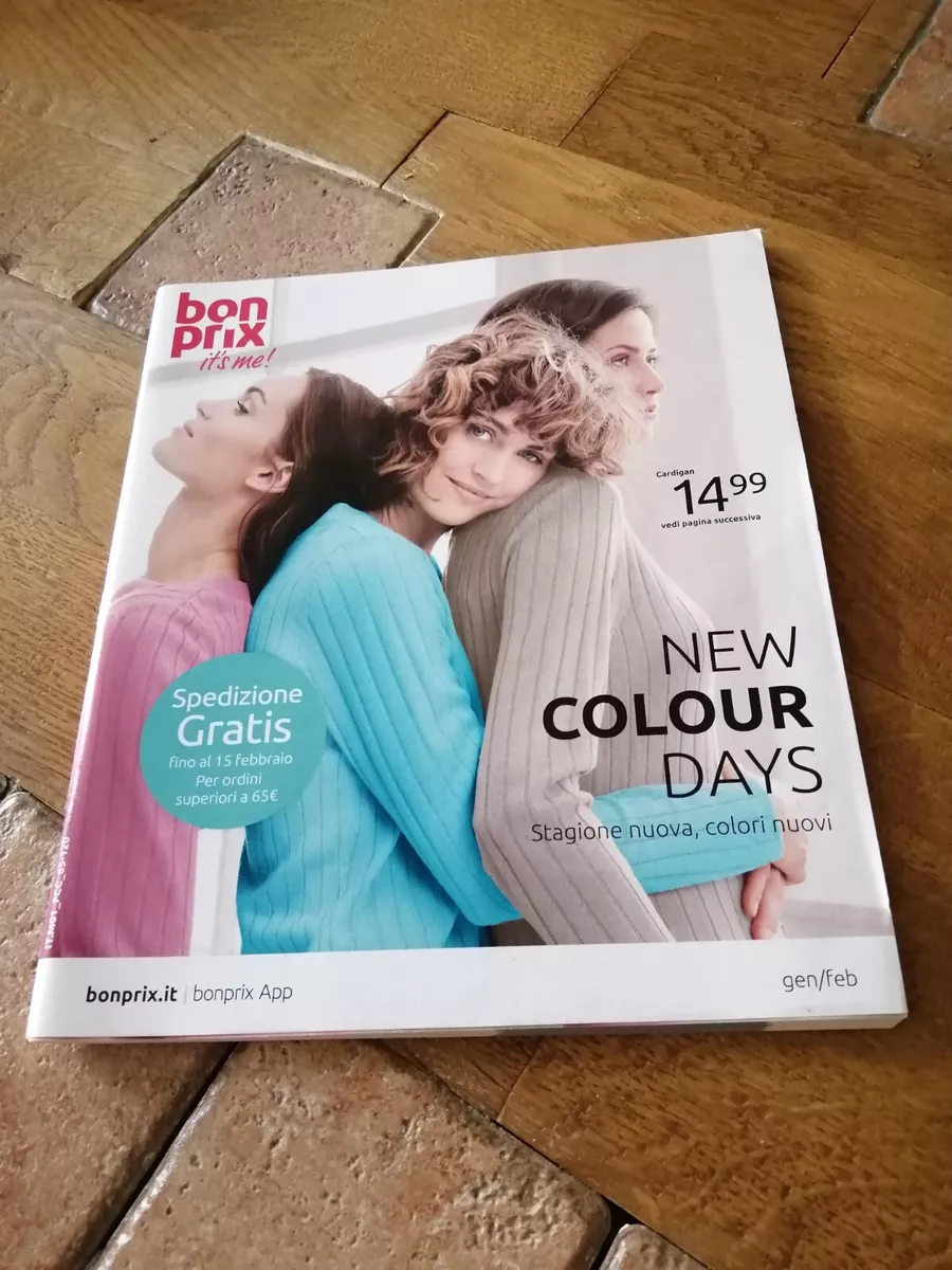 CATALOGO MODA ABBIGLIAMENTO BONPRIX BON PRIX ed. gennaio febbraio