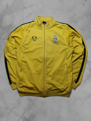 Vintage Nike Juventus Trackjacket Größe M Gelb Herren Y2K Trainingsjacke