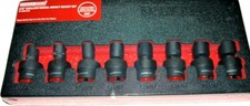 Powerhand 8pc 3/8dr  impact swivel socket set 8mm-15mm 6 point KI-R38.SS1