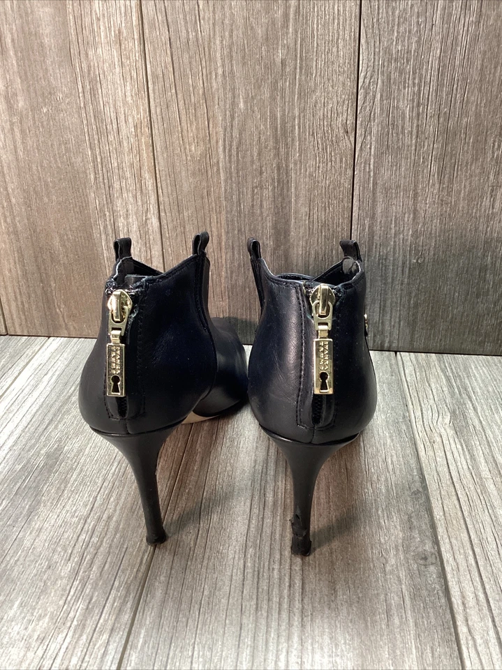 IVANKA TRUMP Botas Botines con Cremallera Tacón al Tobillo para Mujer Talla 7.5 Juno Negro Foto 3 de 4