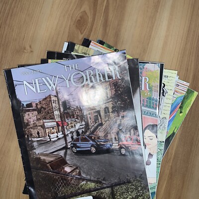Lot of Nine (9) Recent New Yorker Magazines 2022