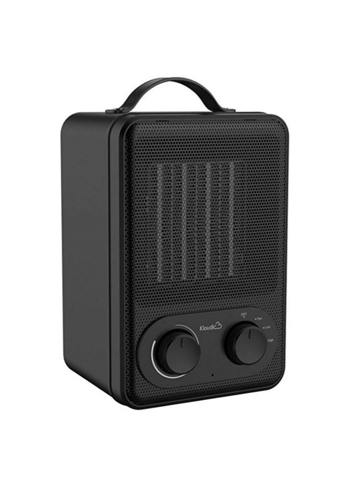 , Portable Electric Heater With Fan Tip-over Overhea
