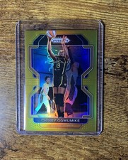 2022 WNBA Prizm Panini Chiney Ogwumike Gold #9/10 Los Angeles Sparks