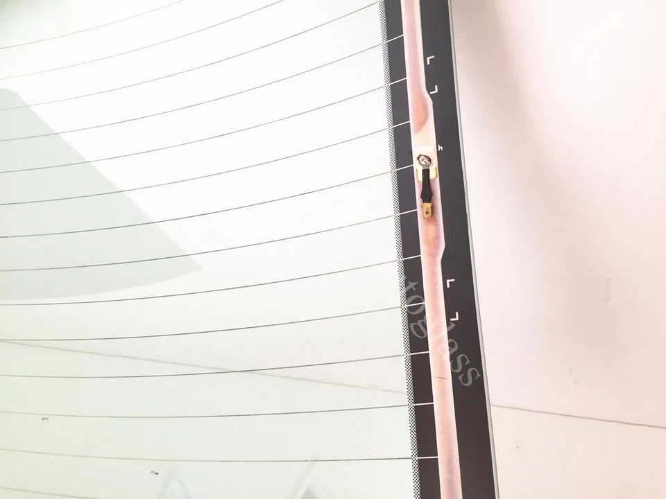 Fits 2006-2011 Kia Rio 4 Door Sedan Rear Window Back Glass Heated Foto 3 de 4