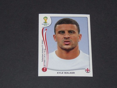 305 KYLE WALKER TOTTENHAM ENGLAND PANINI FOOTBALL FIFA WORLD CUP 2014 BRAZIL