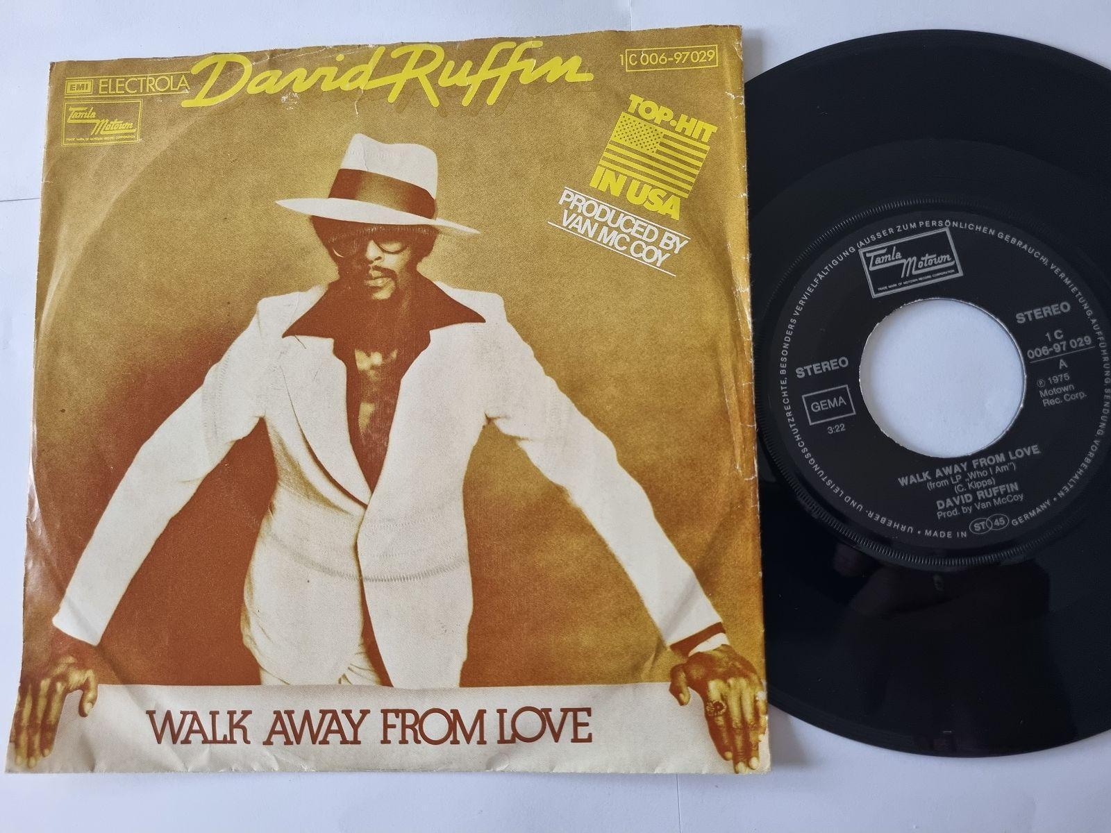 7"" Single David Ruffin - Walk away from love Vinyl Germany