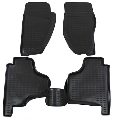 Gummimatten Gummi Fußmatten Für Dodge Nitro 2007-2012 4-Tlg