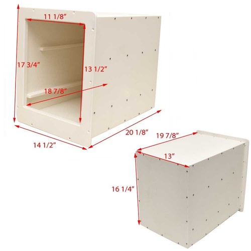 Sailfish Boat Cockpit Cabinet 51-7223 | 14 1/2 x 17 3/4 Inch achats Off White