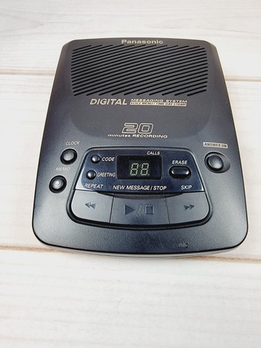 Panasonic KX-TM85-B Black Digital Telephone Answering System With AC Adapter - Photo 3/12