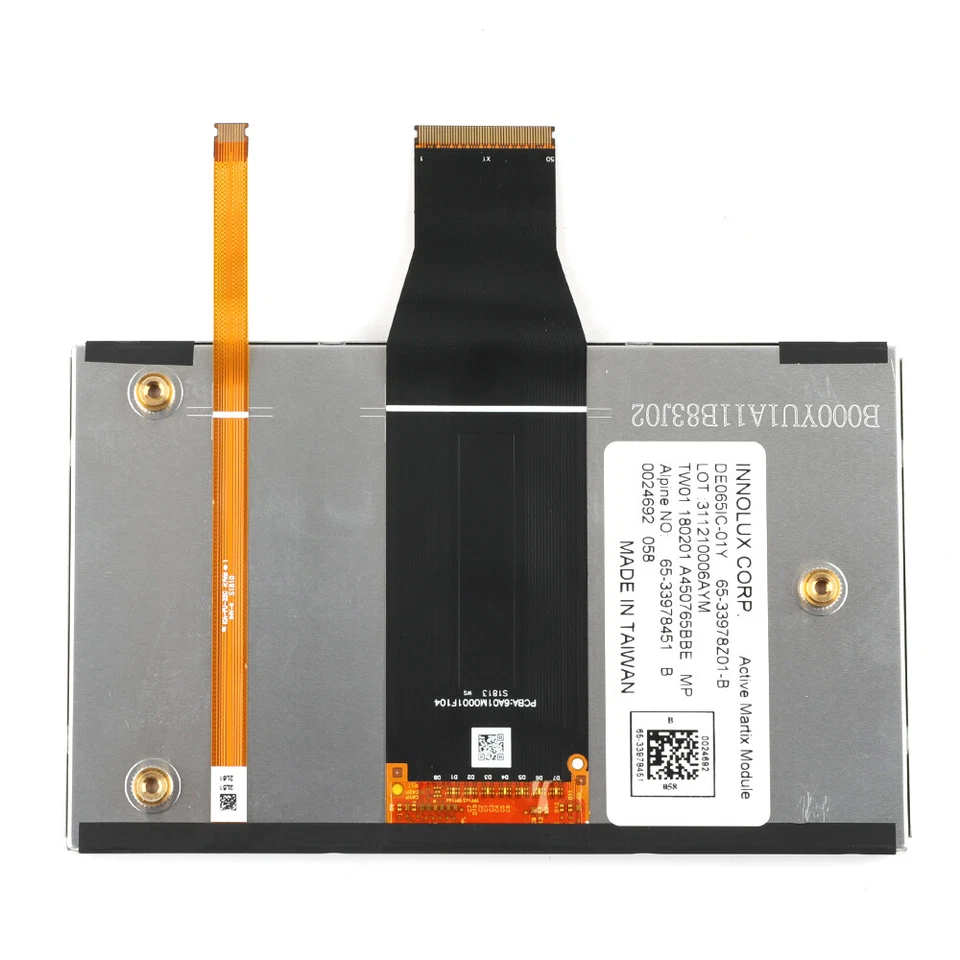 DE065IC-01Y 6,5" Display für BMW Mini R60-R5X Alpine Navigation 6A01M0001F104 - Bild 2 von 4