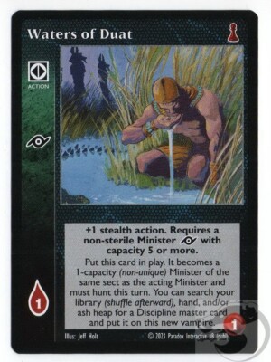 Vtes, Jyhad, Vampire, V5 NB - Waters of Duat x 2