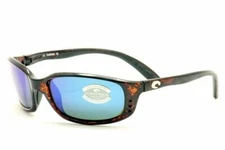 Costa Del Mar Brine BR10OBMGLP Tortoise/Blue Mirror 580G Polarized Sunglasses