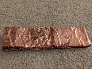 Copper Sheet Roll 99.9% Pure Copper Strip - 2" Wide X 0.005" Thick, ~10ft Long