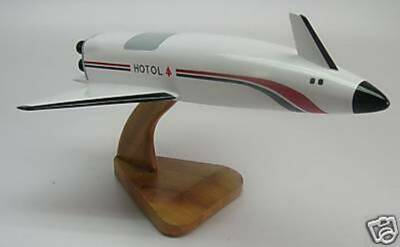 HOTOL-2 Winged Shuttle Airplane Desk Wood Model Big New
