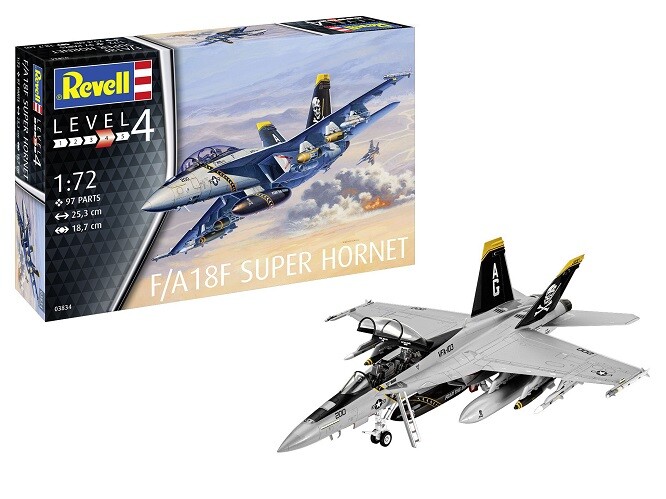 Revell 03834 - 1/72 F/A-18F Super Hornet - New