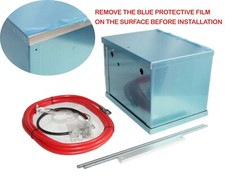 Universal Complete Aluminum Battery Box Relocation Kit Wcables Silver