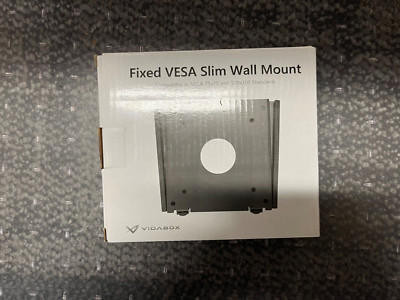 NEW! Vidabox -VB-VESA-MNT-FSW  Fixed VESA Slim Wall Mount (VESA 75x75 & 100x100)