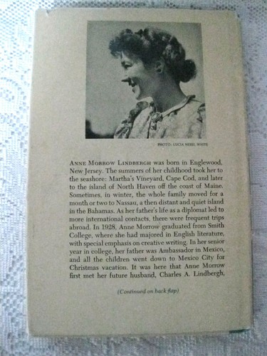 Anne Morrow Lindbergh Gift From the Sea 1st Edition Pantheon 1955 Very Good DJ c - Imagen 2 de 3