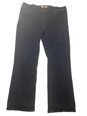 Levis Perfectly Shaping 512 Boot Cut Jeans Womens 22M Dark Blue
