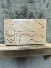 Fox & Fawn Educational Wooden Dies 8x5 scrapbooking ribbon bow