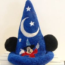 DISNEY Mickey Mouse MAGO Sombrero Hechicero Usado en Excelente Condición Magia Diversión ENVÍO GRATUITO