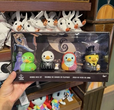 Disney Parks 2026 Nightmare Before Christmas Jack Sally Rubber Duck Set