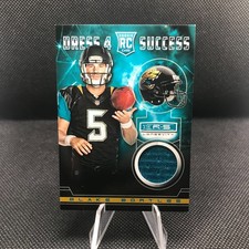 2014 Rookies & Stars Blake Bortles Dress 4 Success RELIC MEM ROOKIE Jaguars RC