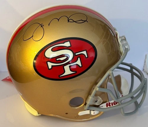 JOE MONTANA 49's Signed Full Size Authentic Riddell Helmet AUTO Steiner COA