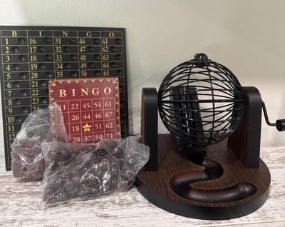 Merchant Ambassador Craftsman Collection Deluxe Wooden Bingo New No Box B34
